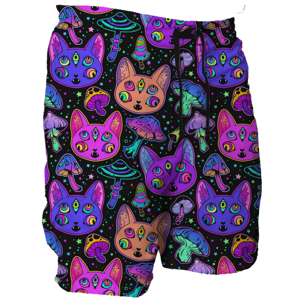 Intrudair Cargo Shorts (Cosmic Cats)