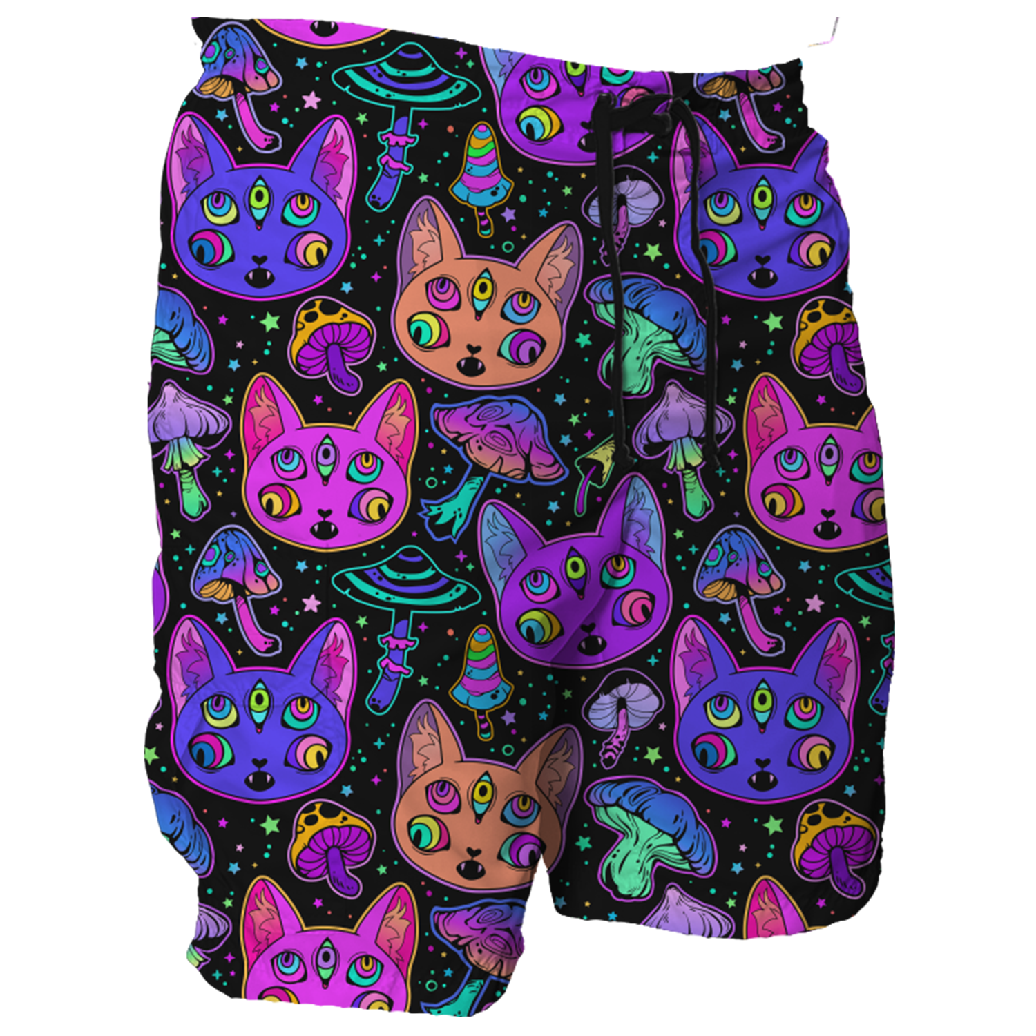 Intrudair Cargo Shorts (Cosmic Cats)