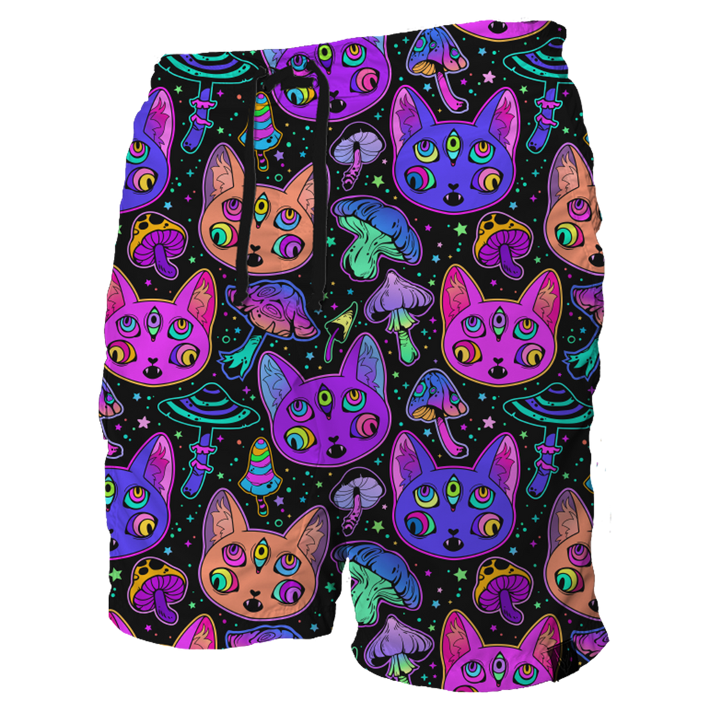 Intrudair Cargo Shorts (Cosmic Cats)