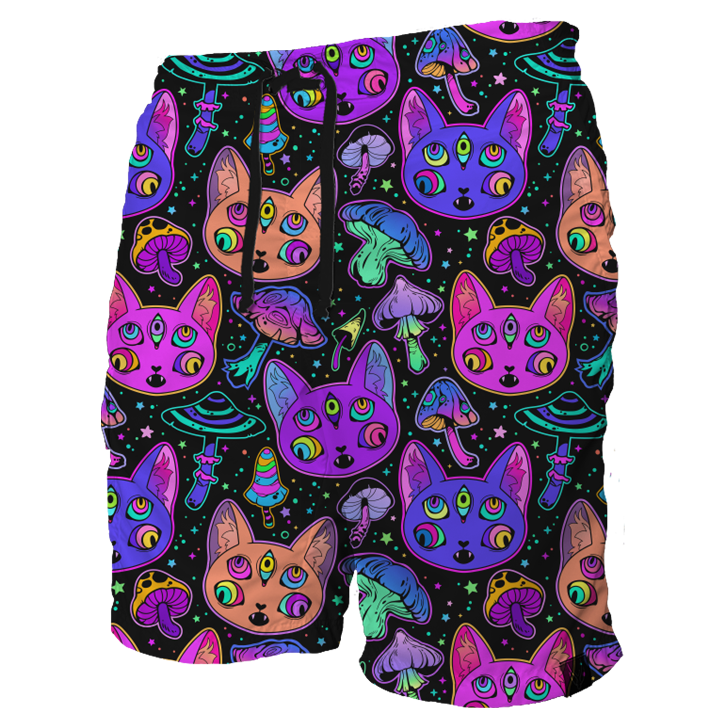 Intrudair Cargo Shorts (Cosmic Cats)