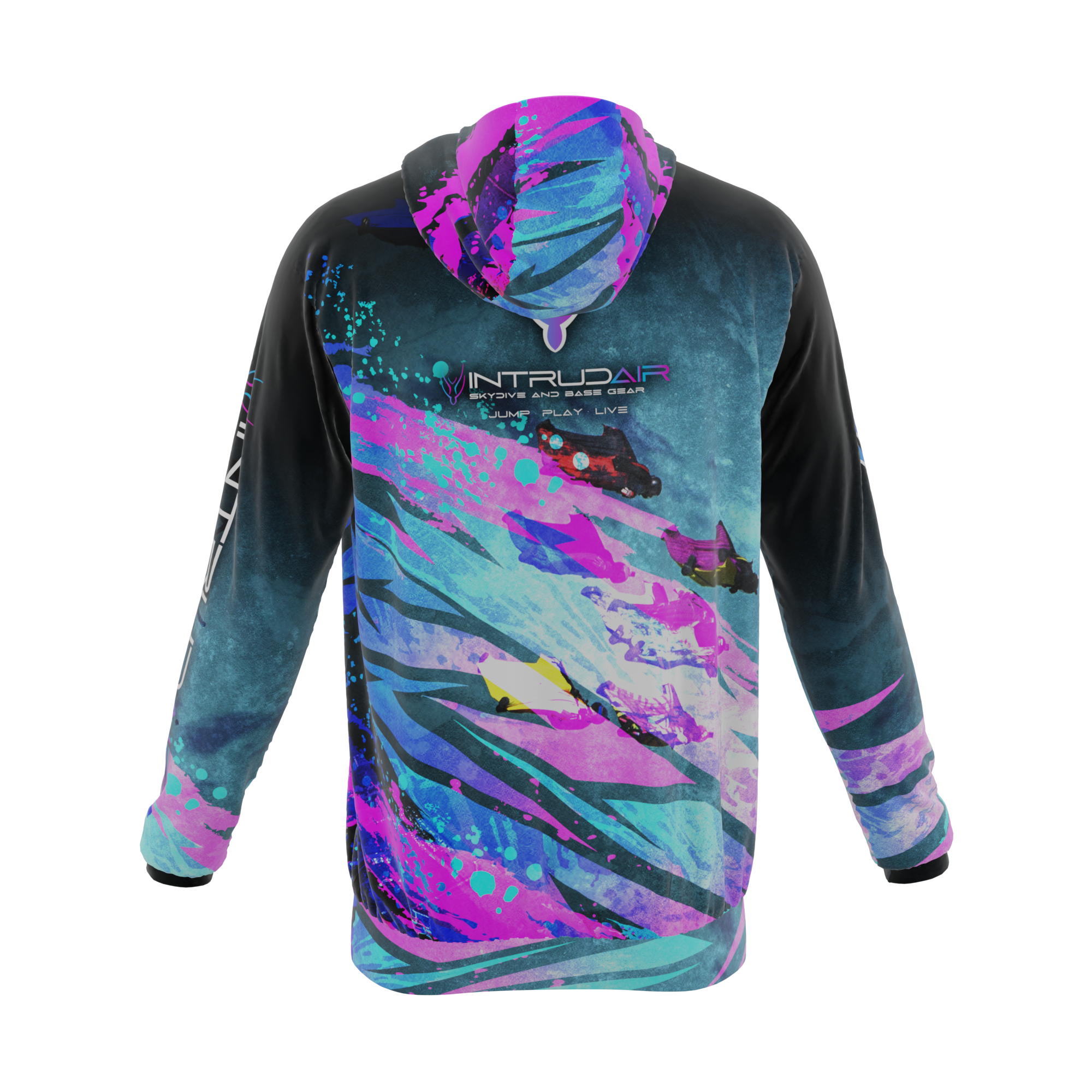 Intrudair® [Pre-Order] DaVinci (Blue/Pink) Printed Hoodie