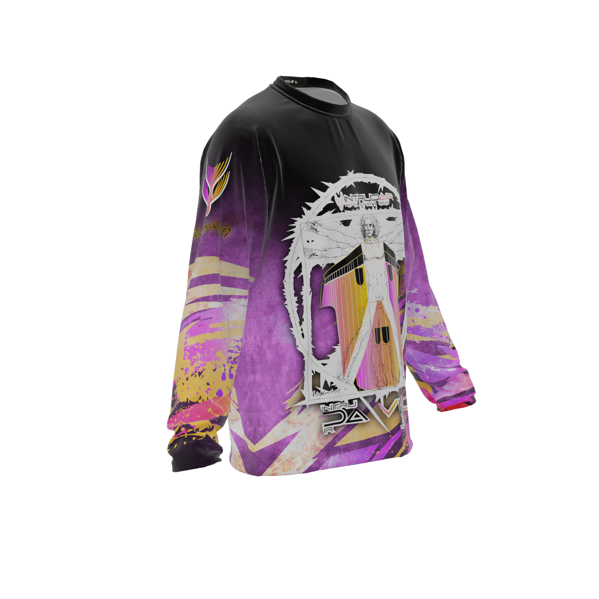 Intrudair® Jersey DaVinci (Pink/Orange) (Long) [Pre-Order]