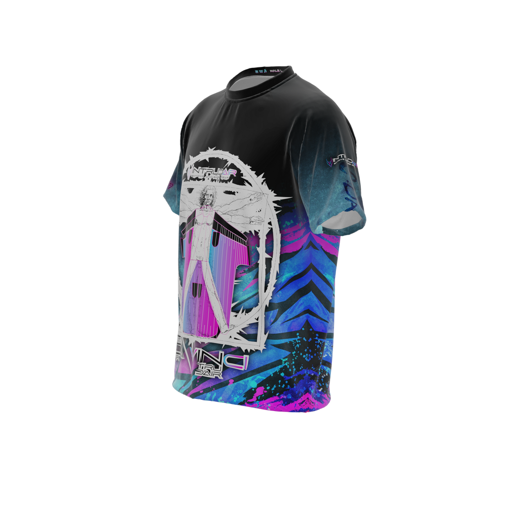 Intrudair® Jersey DaVinci (Blue/pink) (Short) [Pre-Order]