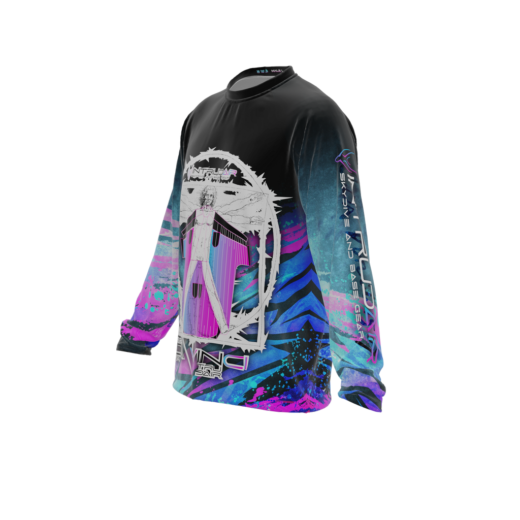 Intrudair® Jersey DaVinci (Blue/pink) (Long) [Pre-Order]