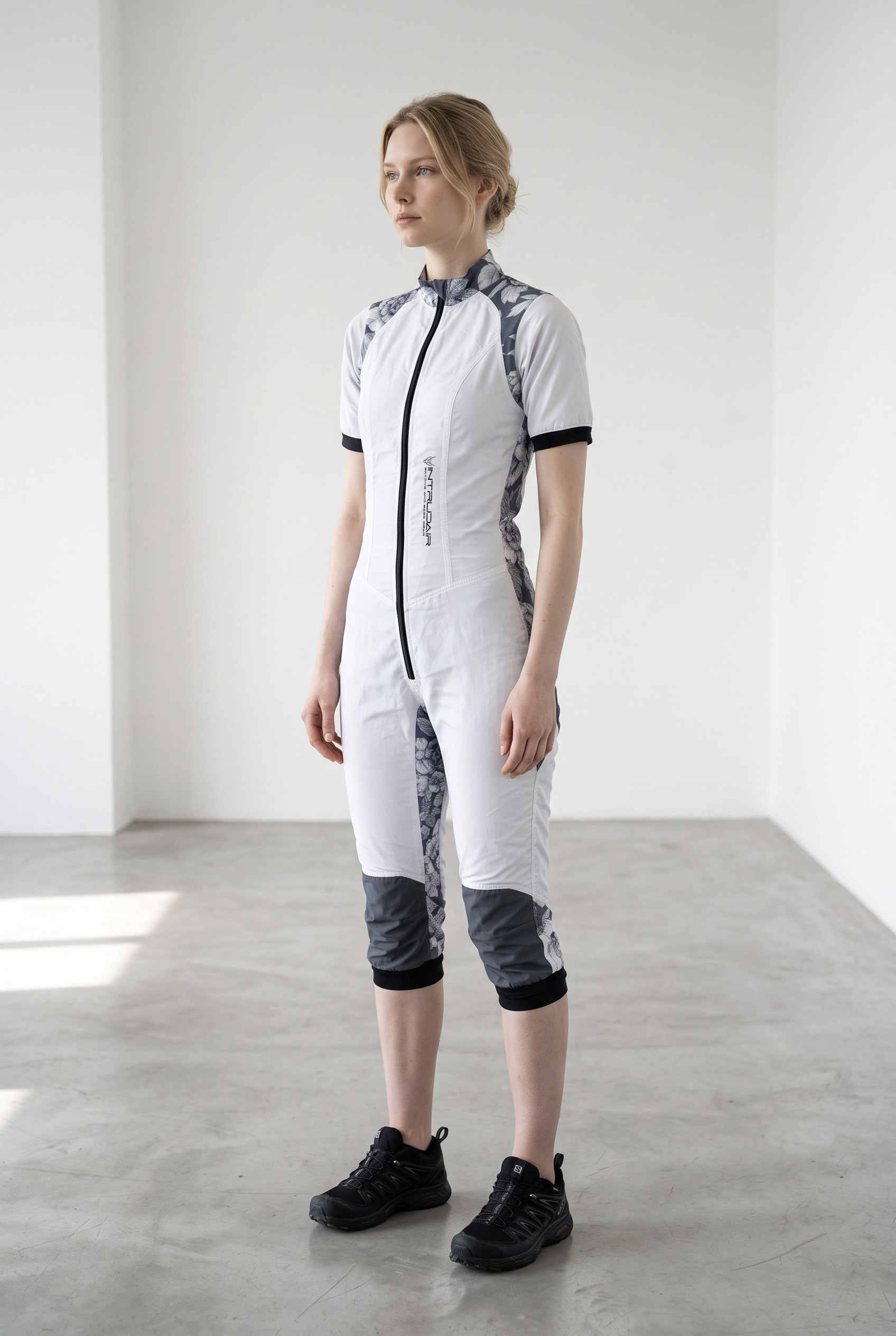 Freefly CF Short Female - White/White Lotus Print