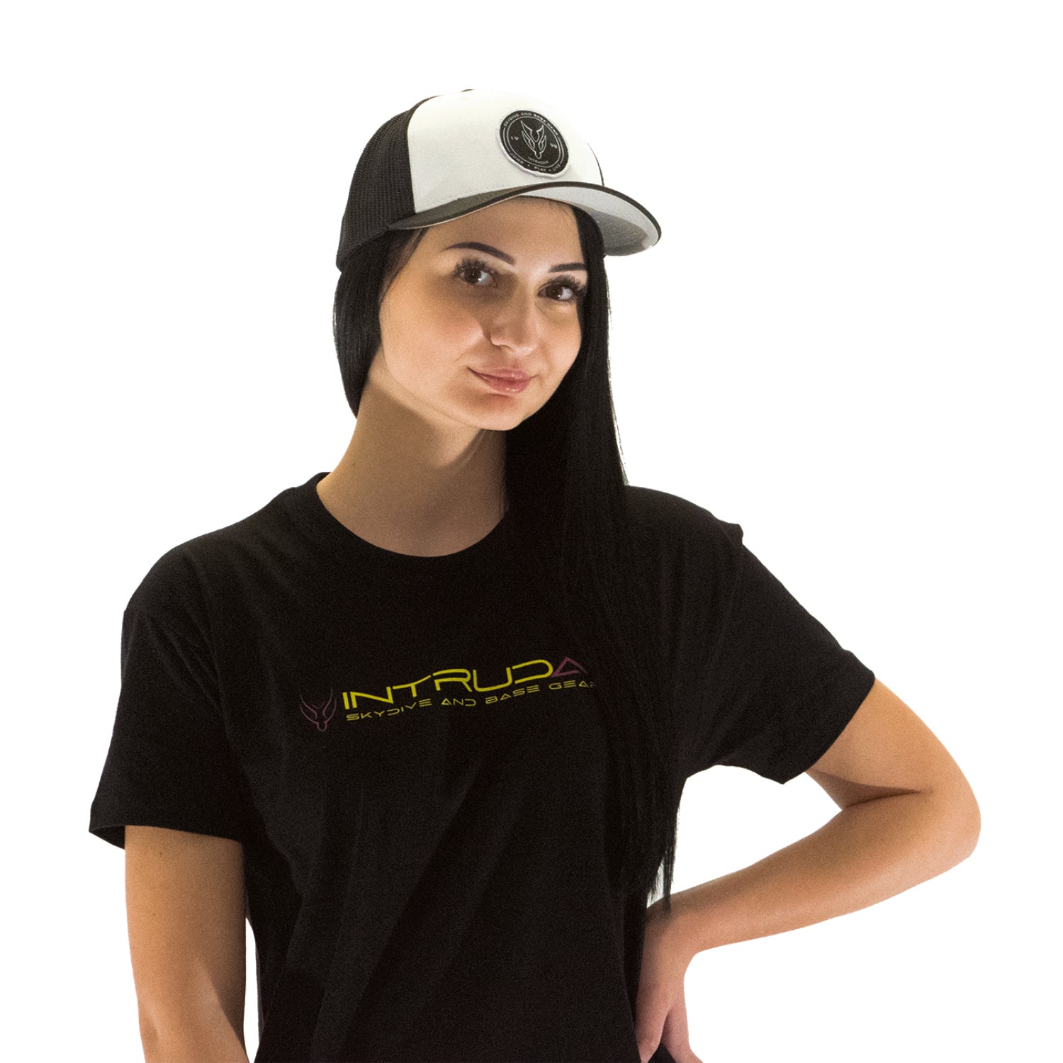 T-Shirt Intrudair [Black / Magenta / Yellow]
