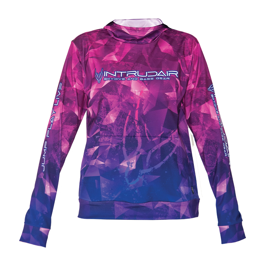 Intrudair® Printed Hoodie Woman [Purple/Pink]
