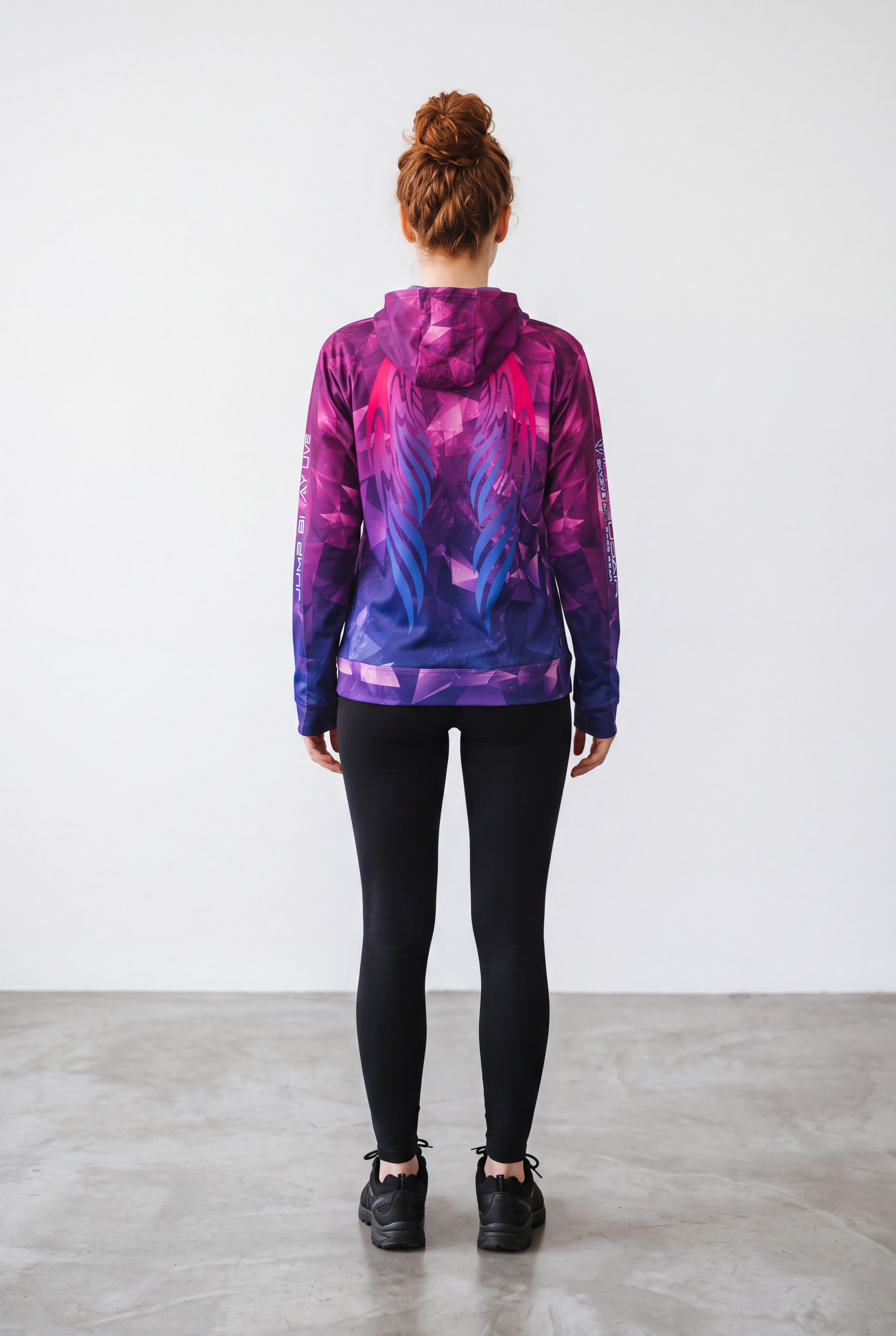 Intrudair® Printed Hoodie Woman [Purple/Pink]