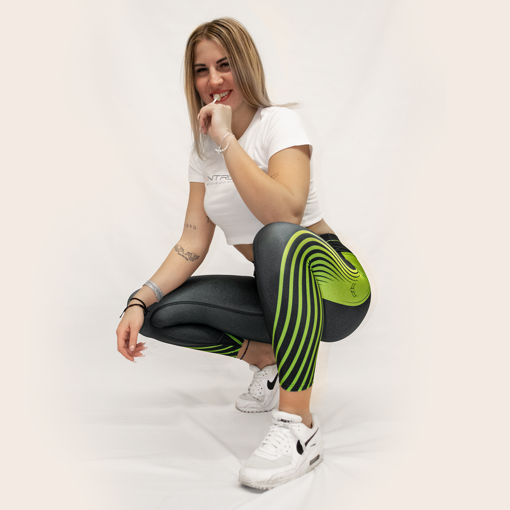 PRE-ORDER Leggings [ Printed ] Green