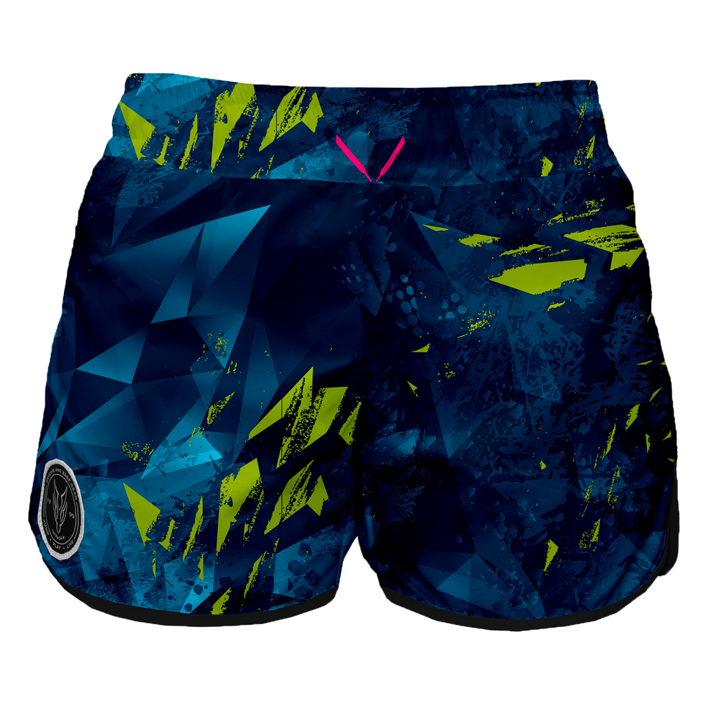 Intrudair Female Board Shorts (Green Prism)