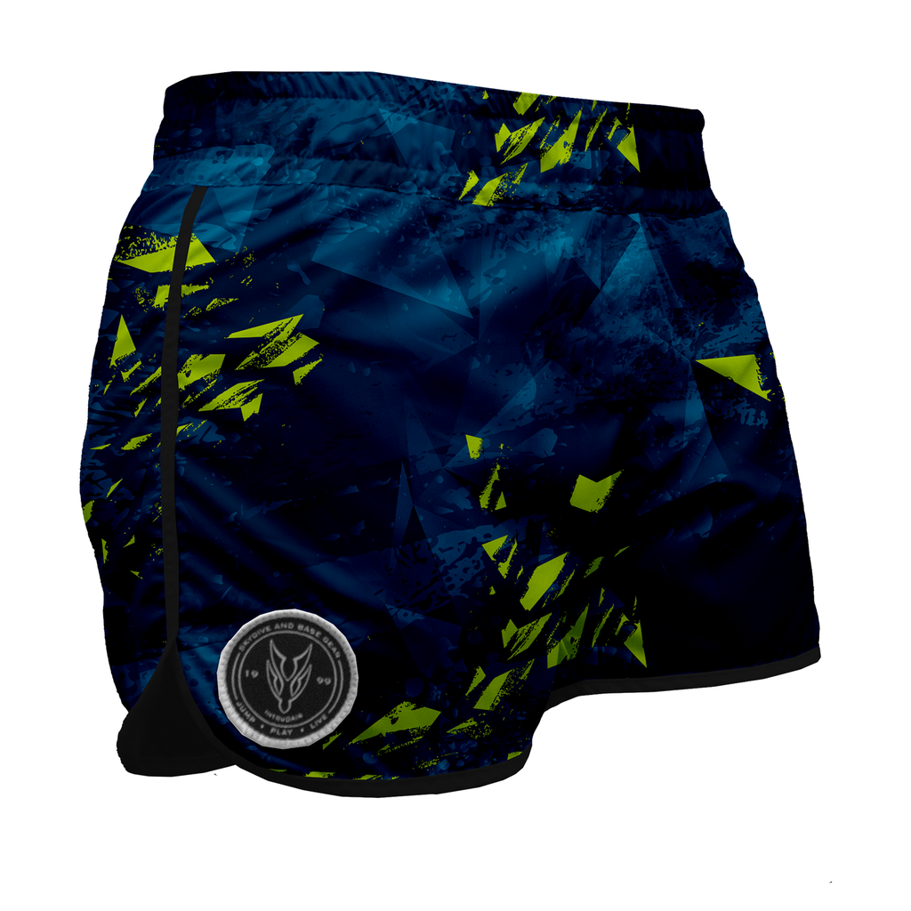 Intrudair Female Board Shorts (Green Prism)