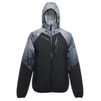 Unique Softshell Jacket Male [M] Black/Grey Shards Print