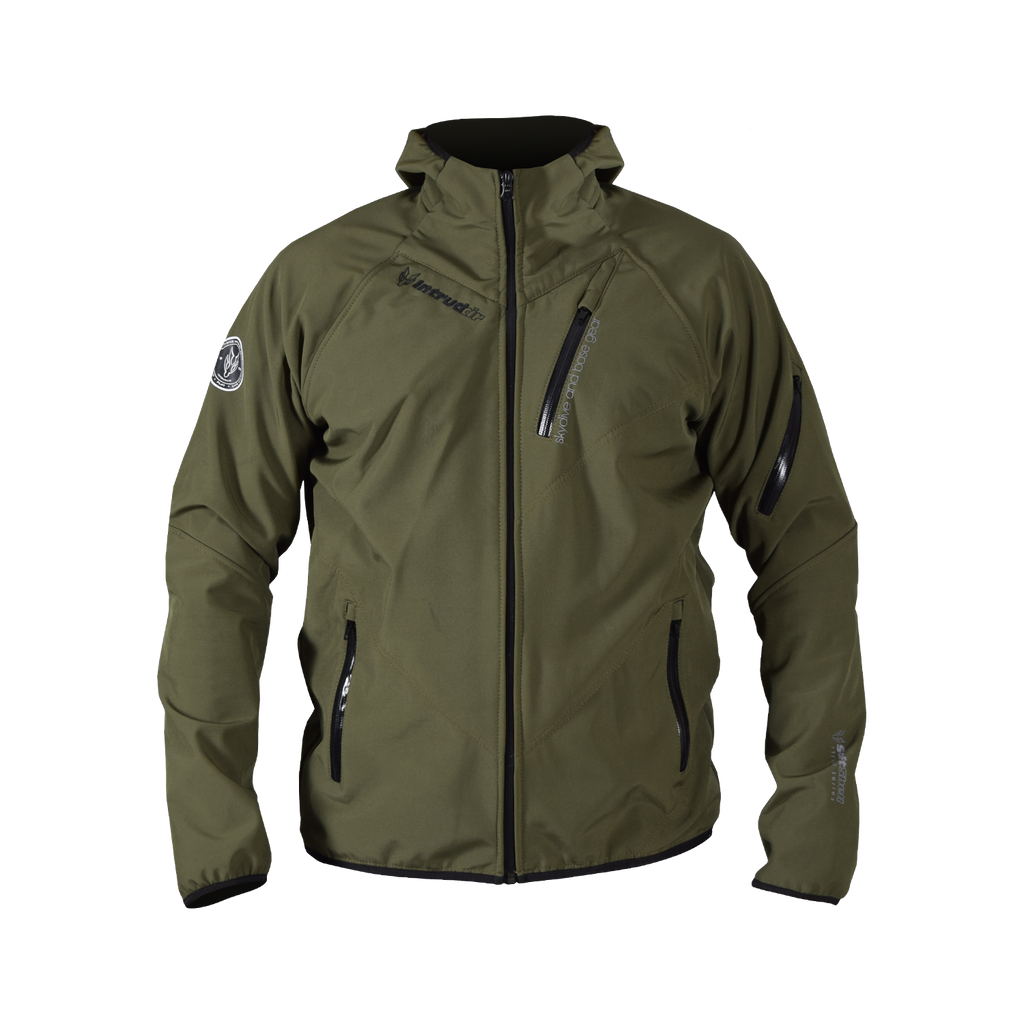 Softshell Jacket Olivegreen [Hood] Classic Design