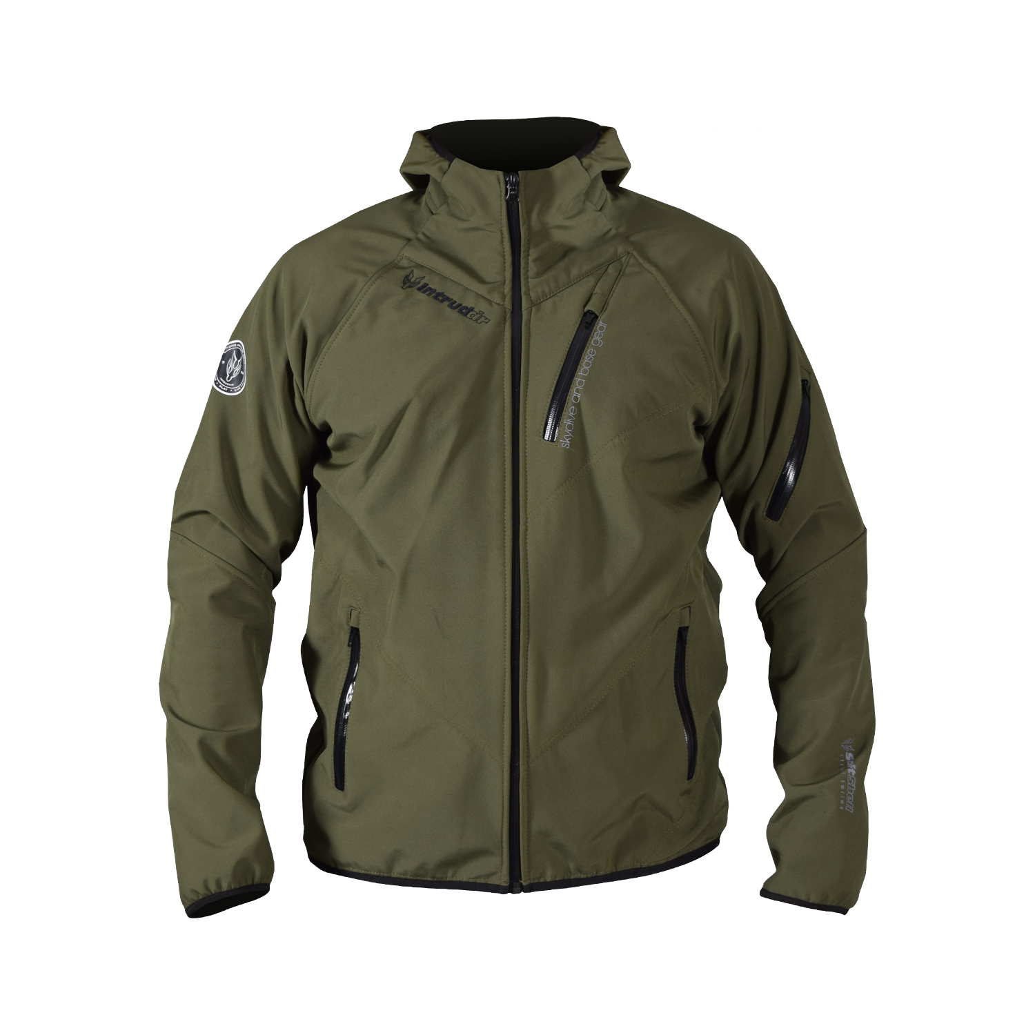 Softshell Jacket Olivegreen [Hood] Classic Design