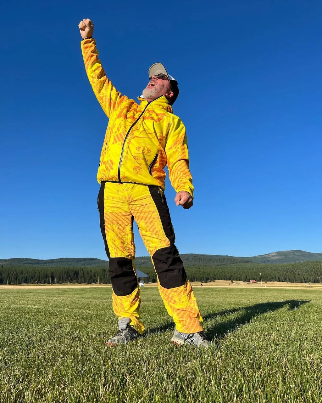 Technical Pants Orange/Blue