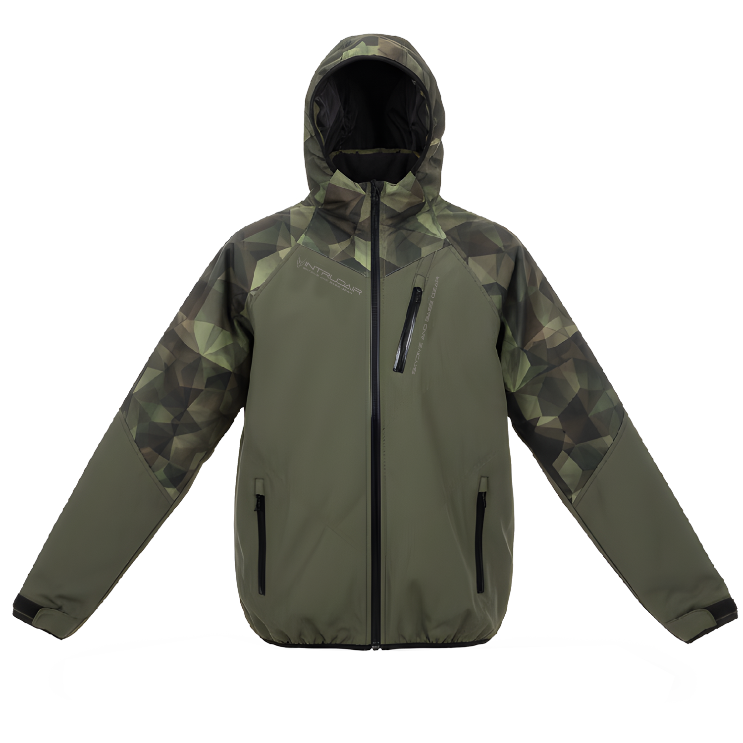 Unique Softshell Jacket Male [L] Olivegreen/Shards Camo