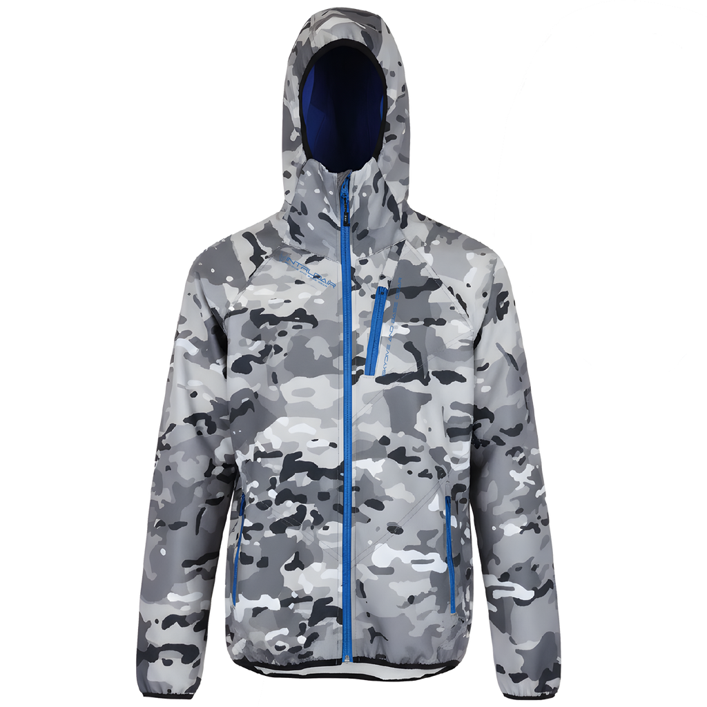 Unique Softshell Jacket Male [M] Grey Camo Printed