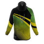 Intrudair® [Pre-Order] Old-Green-Yellow Printed Softshell Jacket [Hood]