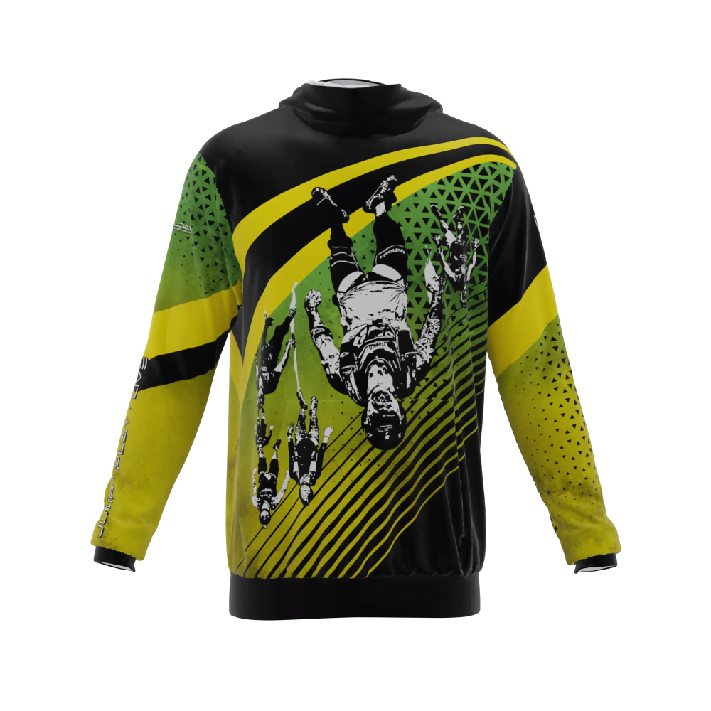 Intrudair® [Pre-Order] Old-Yellow Printed Hoodie