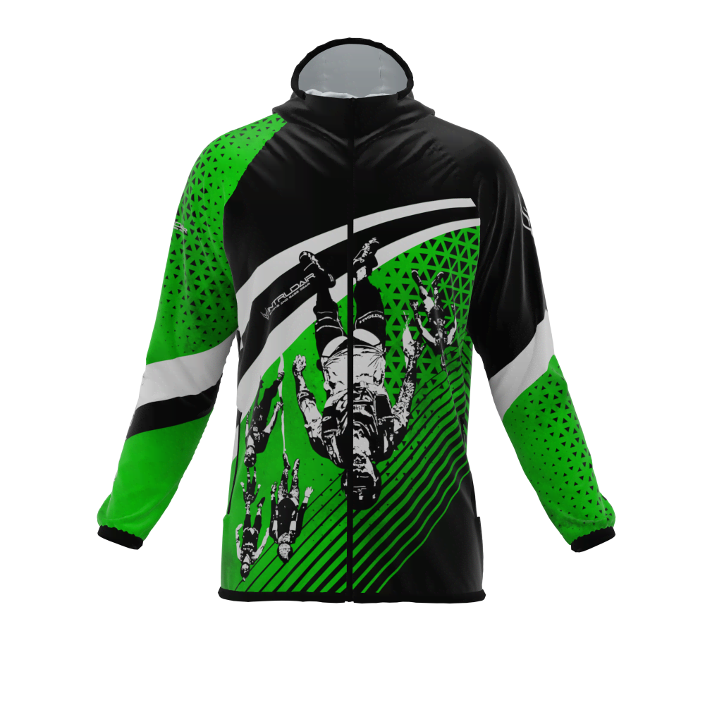 Intrudair® [Pre-Order] Old-Green Printed Softshell Jacket [Hood]