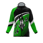 Intrudair® [Pre-Order] Old-Green Printed Softshell Jacket [Hood]