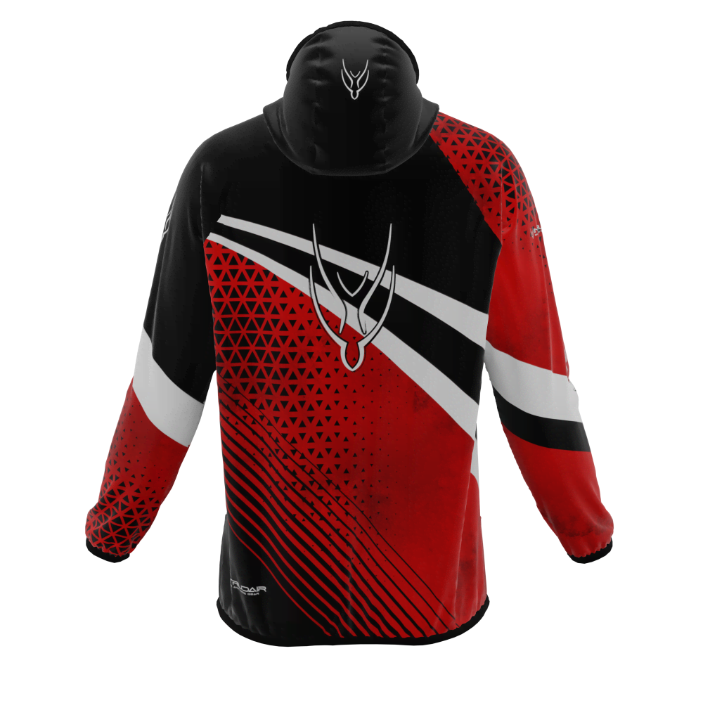Intrudair® [Pre-Order] Old-Red Printed Softshell Jacket [Hood]