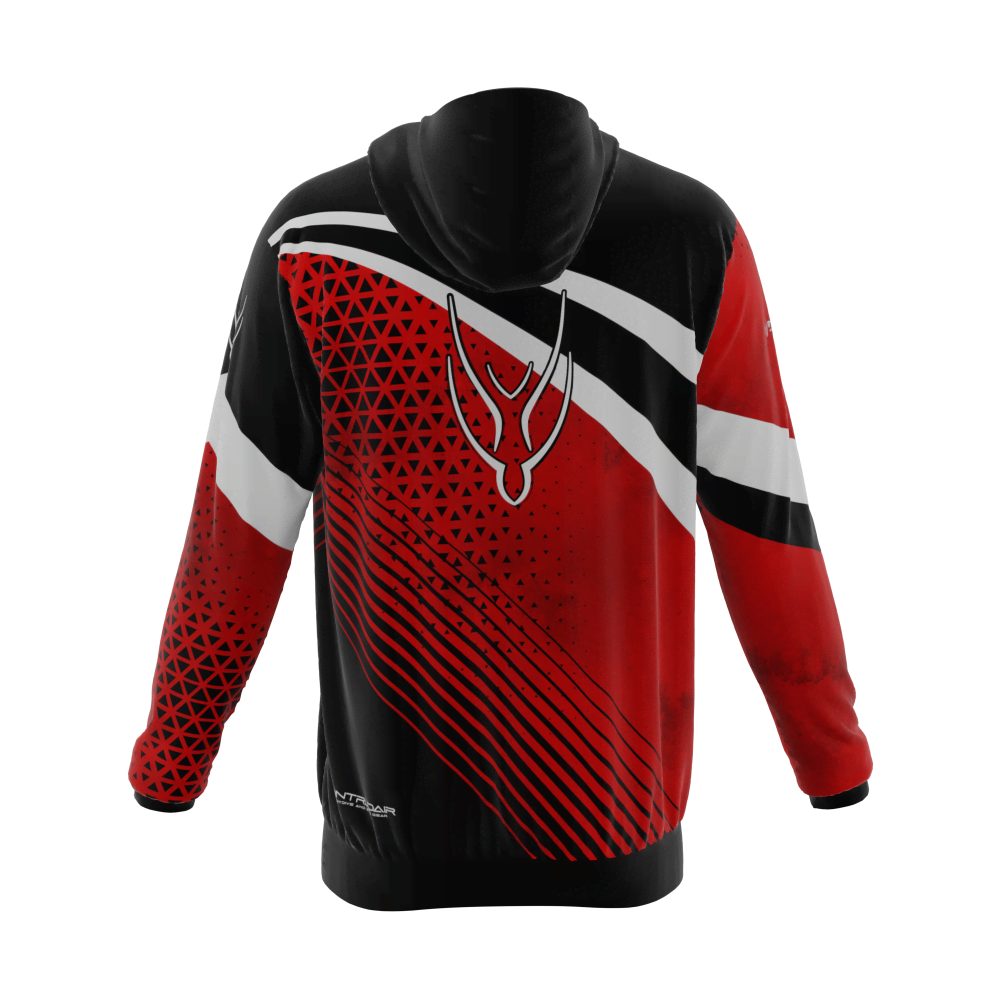 Intrudair® [Pre-Order] Old-Red Printed Hoodie