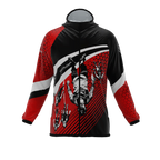 Intrudair® [Pre-Order] Old-Red Printed Softshell Jacket [Hood]