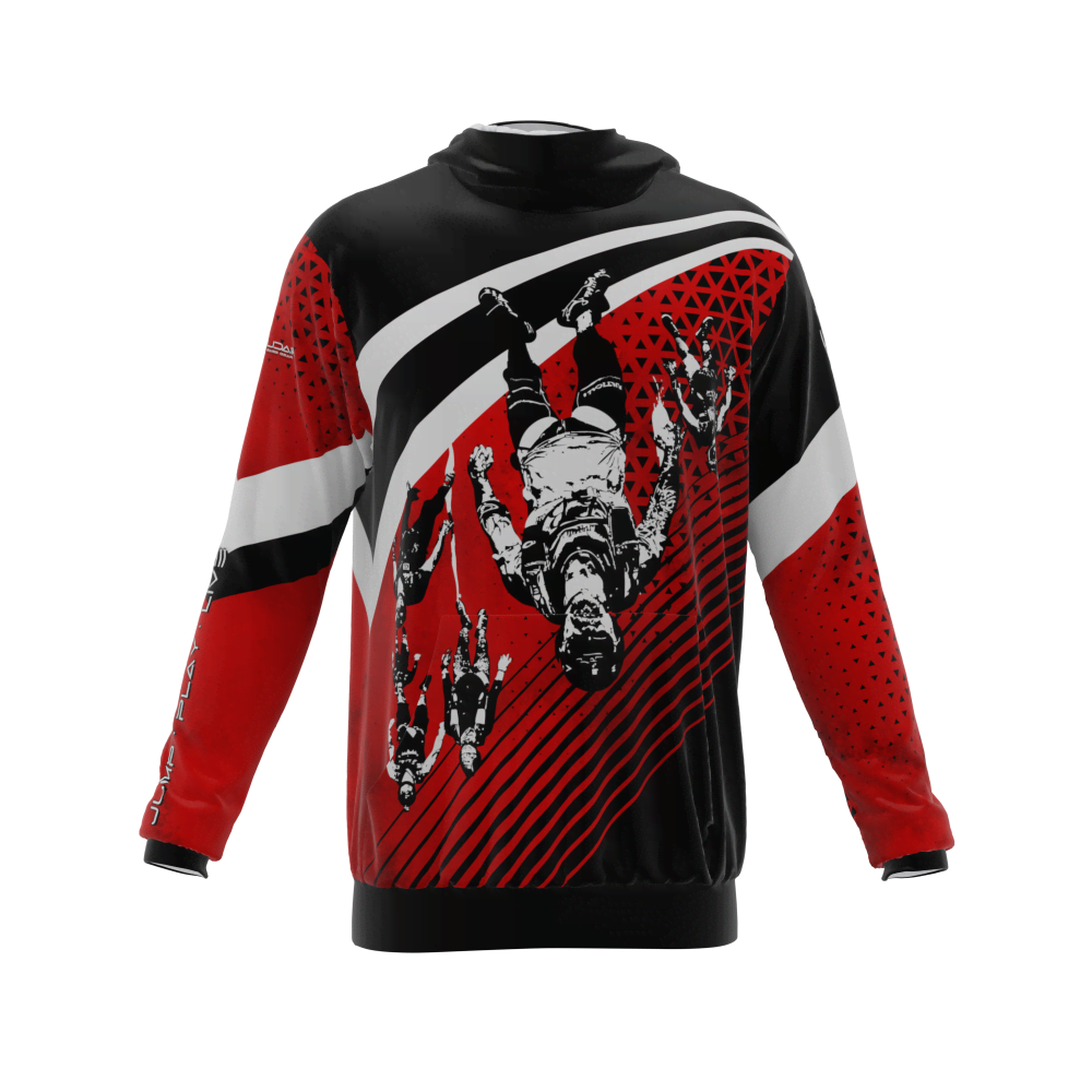 Intrudair® [Pre-Order] Old-Red Printed Hoodie
