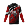 Intrudair® [Pre-Order] Old-Red Printed Hoodie