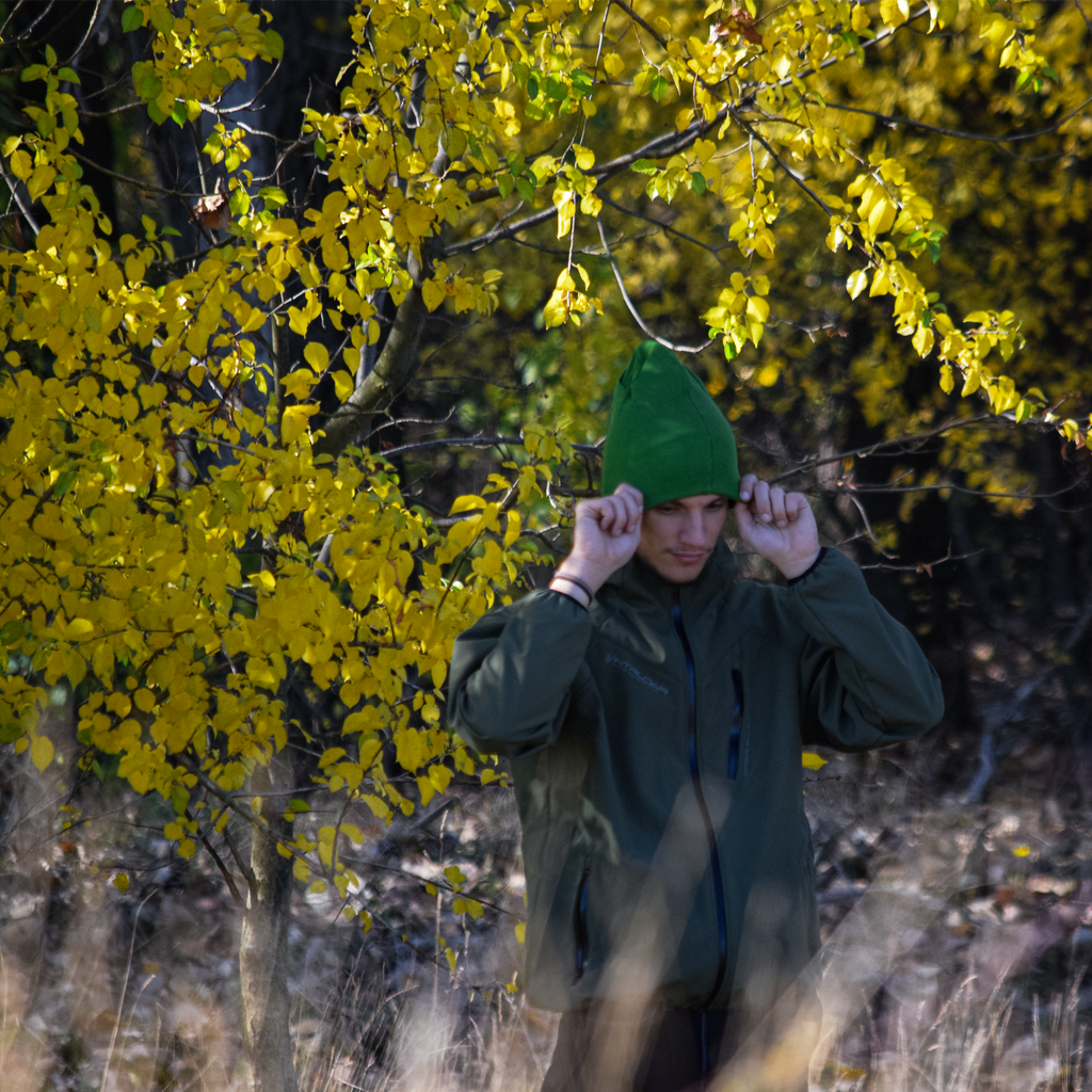 Softshell Jacket Olivegreen [Hood] Classic Design