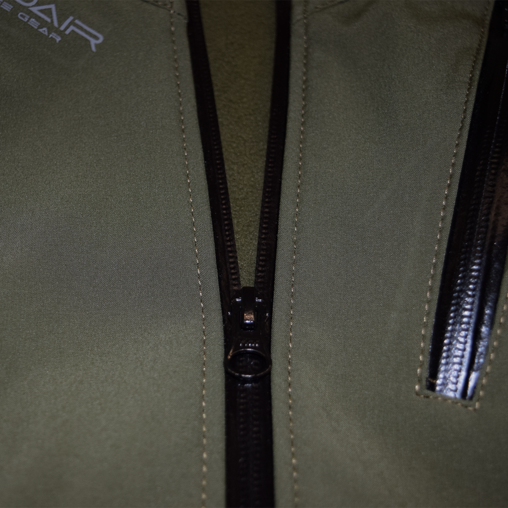 Softshell Jacket Olivegreen [Hood] Classic Design