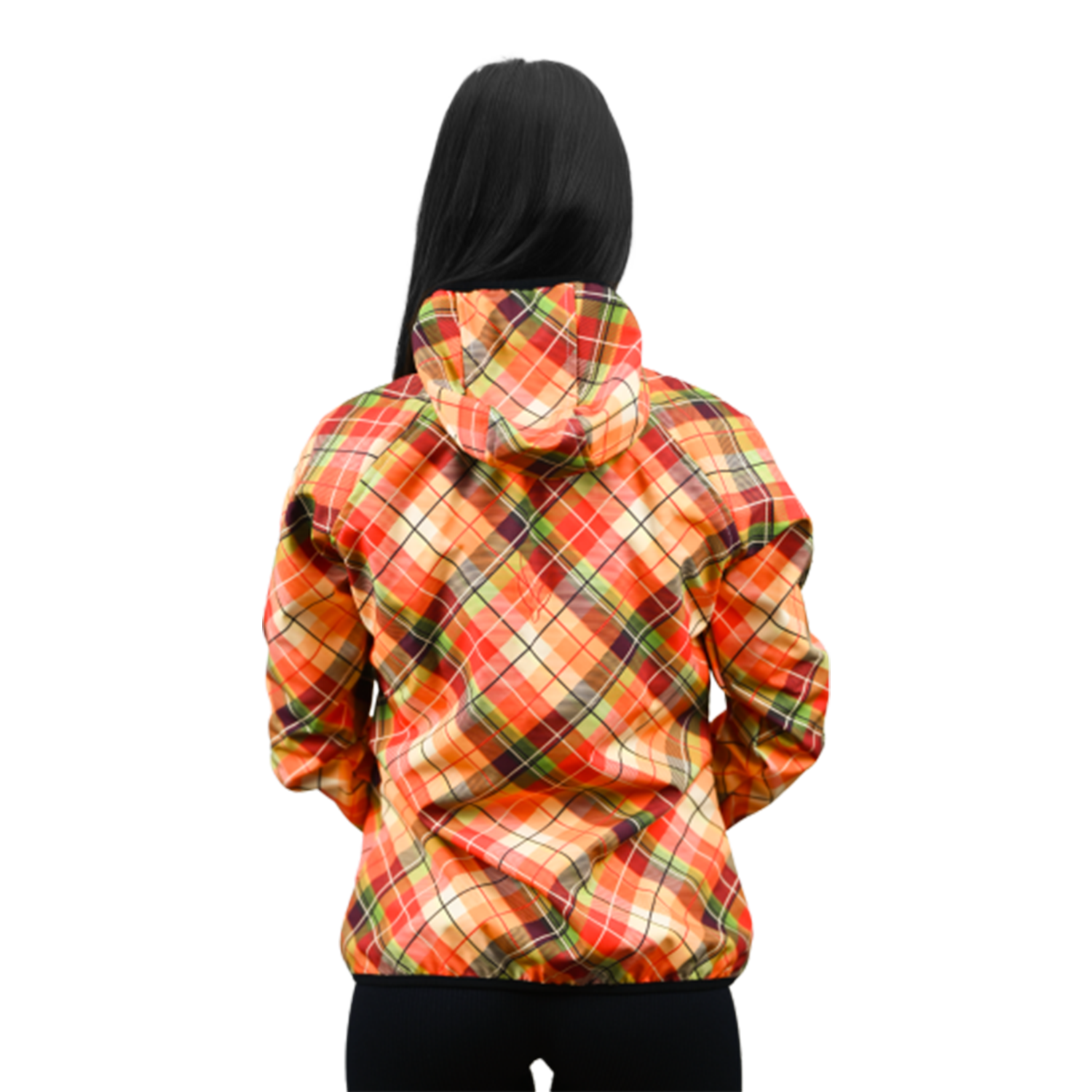Female Softshell Jacket Orange [Hood]