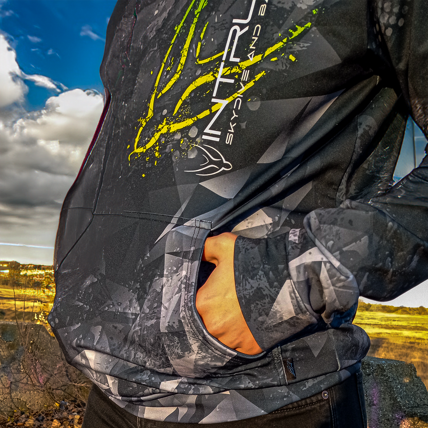 Intrudair® Printed Hoodie