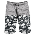 Intrudair Board Shorts (Gray Skull)