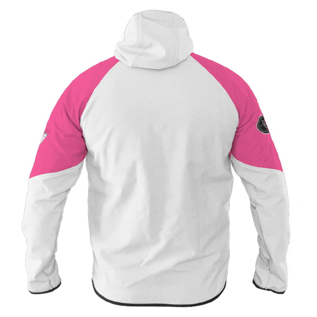 Intrudair® Female Softshell Jacket Soft Pink [Hood]
