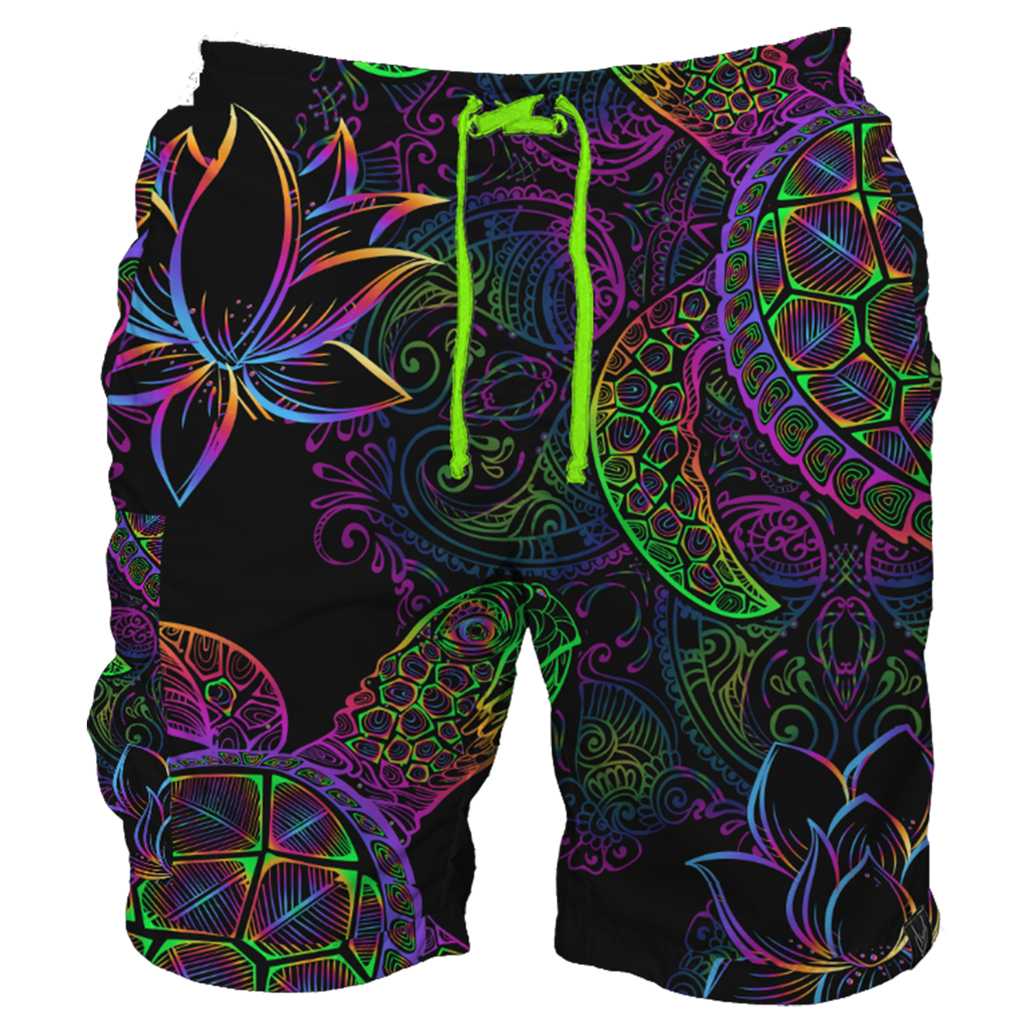 Intrudair Cargo Shorts (Mystic Turtle)