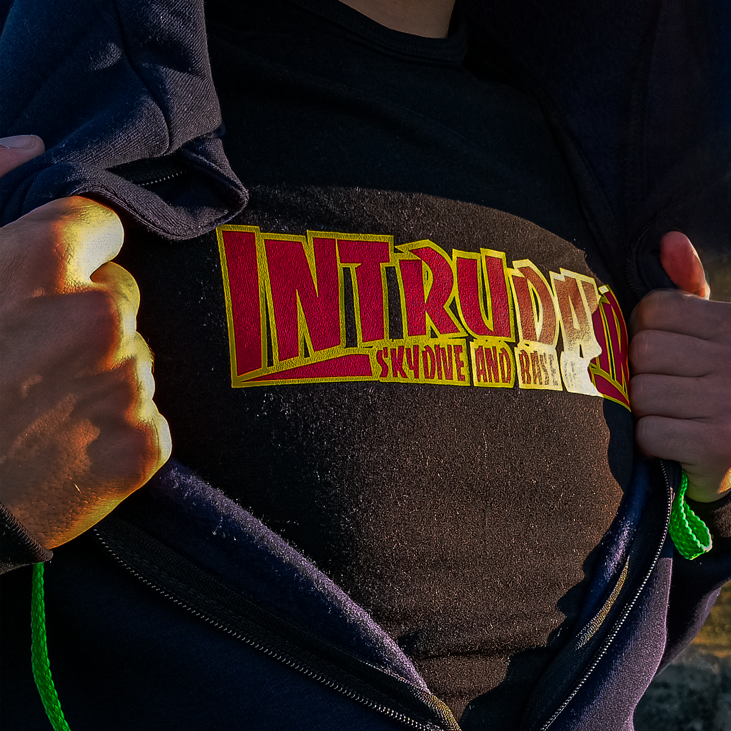 Intrudair T-Shirt Trasher style Red