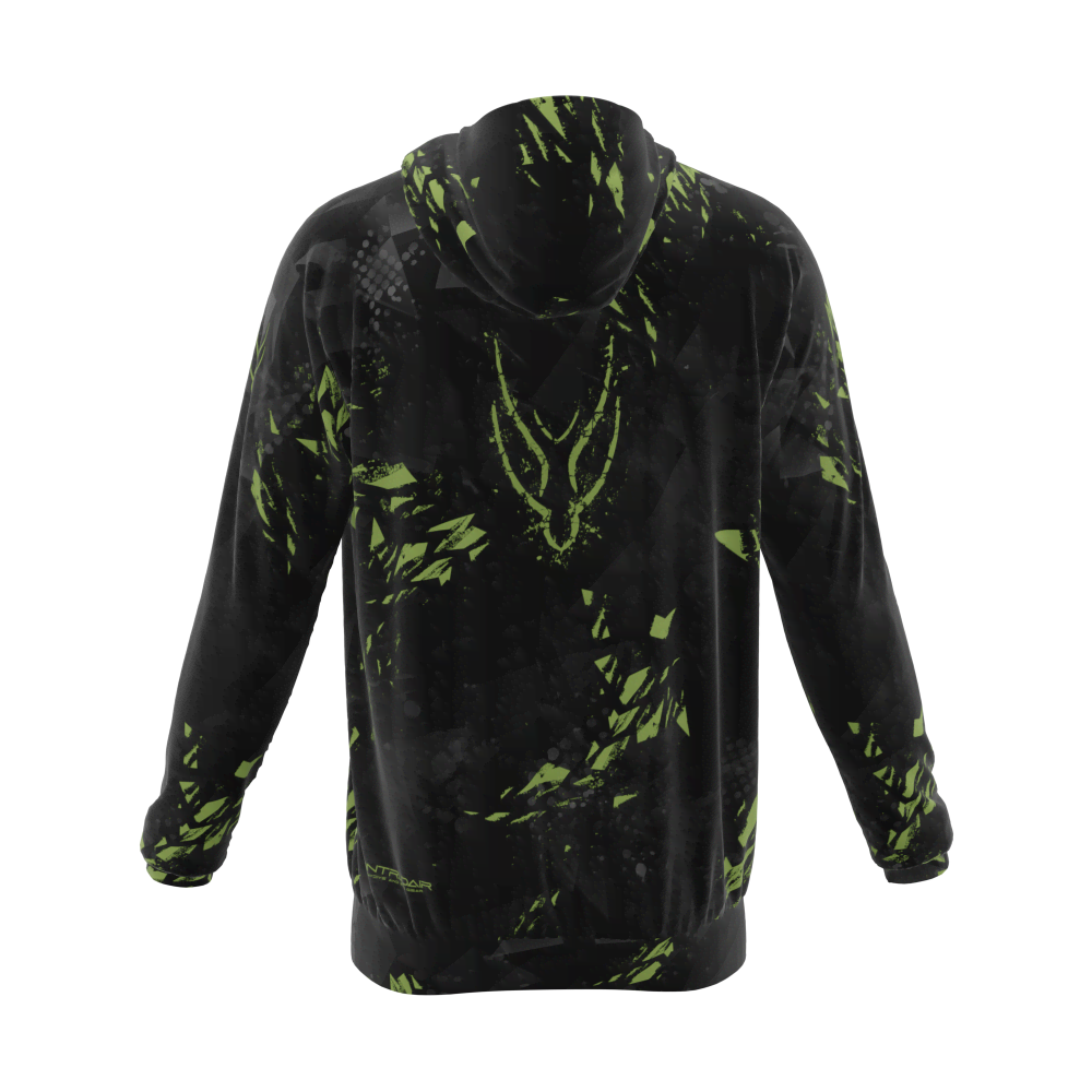 Intrudair® [Pre-Order] Triangle-olive Printed Hoodie