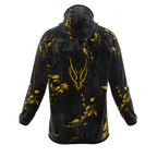 Intrudair® [Pre-Order] Triangle-Orange Printed Softshell Jacket [Hood]