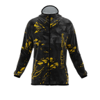 Intrudair® [Pre-Order] Triangle-Orange Printed Softshell Jacket [Hood]