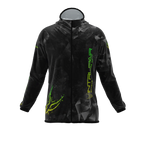 Intrudair® [Pre-Order] Triangle-Yellow-green Printed Softshell Jacket [Hood]