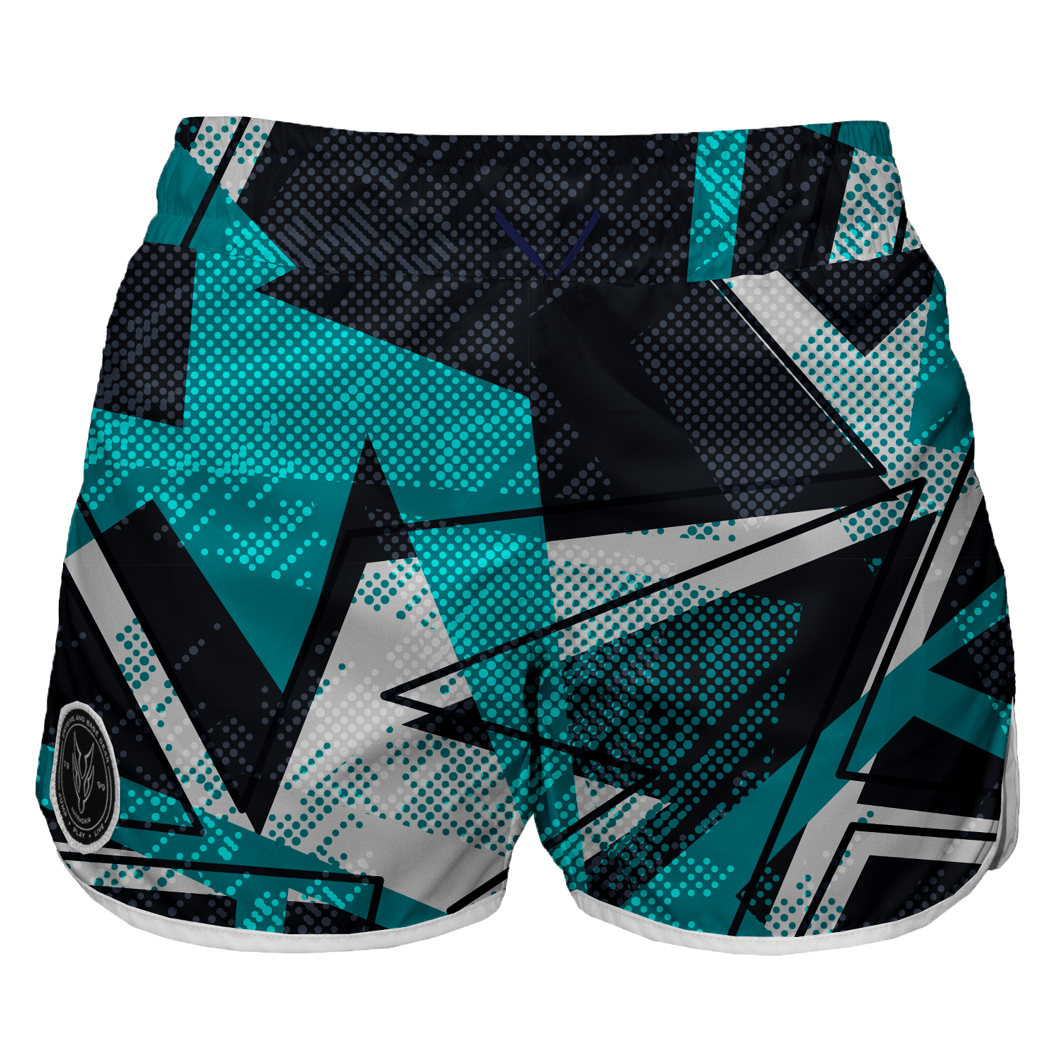 Intrudair Female Board Shorts (Aqua Mesh)