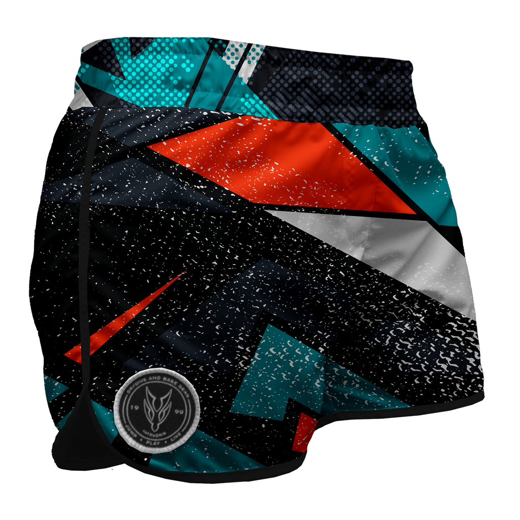 Intrudair Female Board Shorts (Shattered Reef)