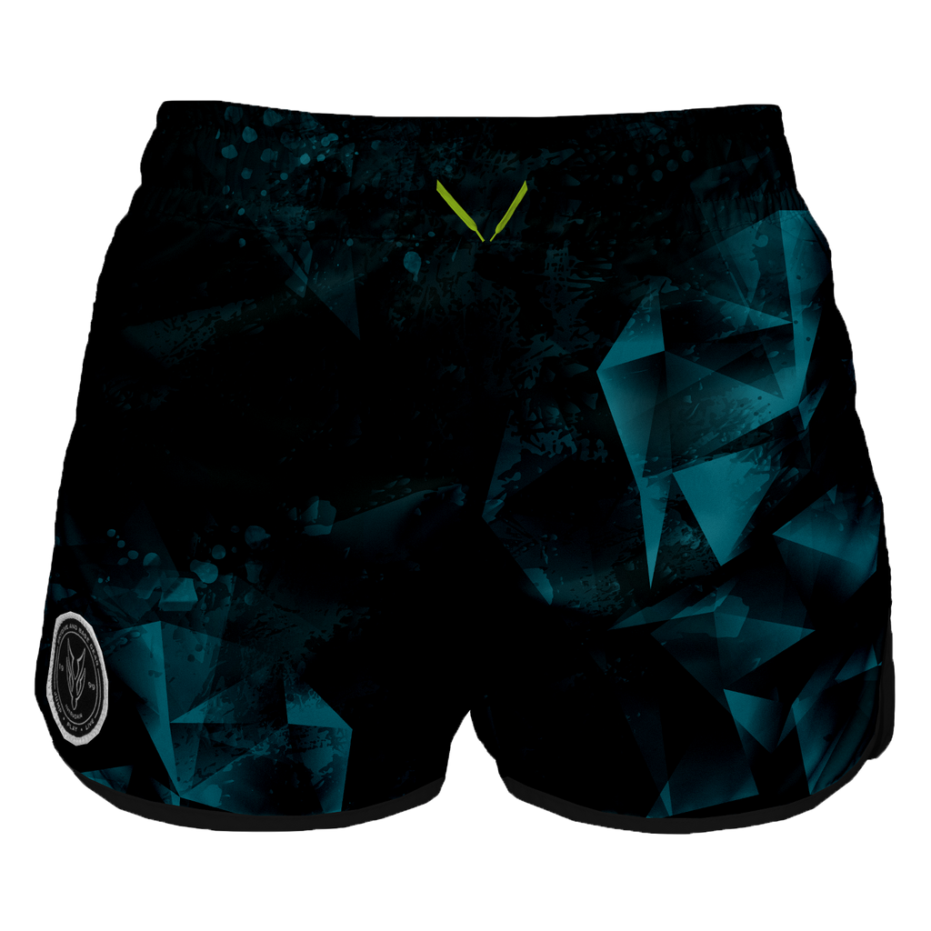 Intrudair Female Board Shorts (Turquise Prism)