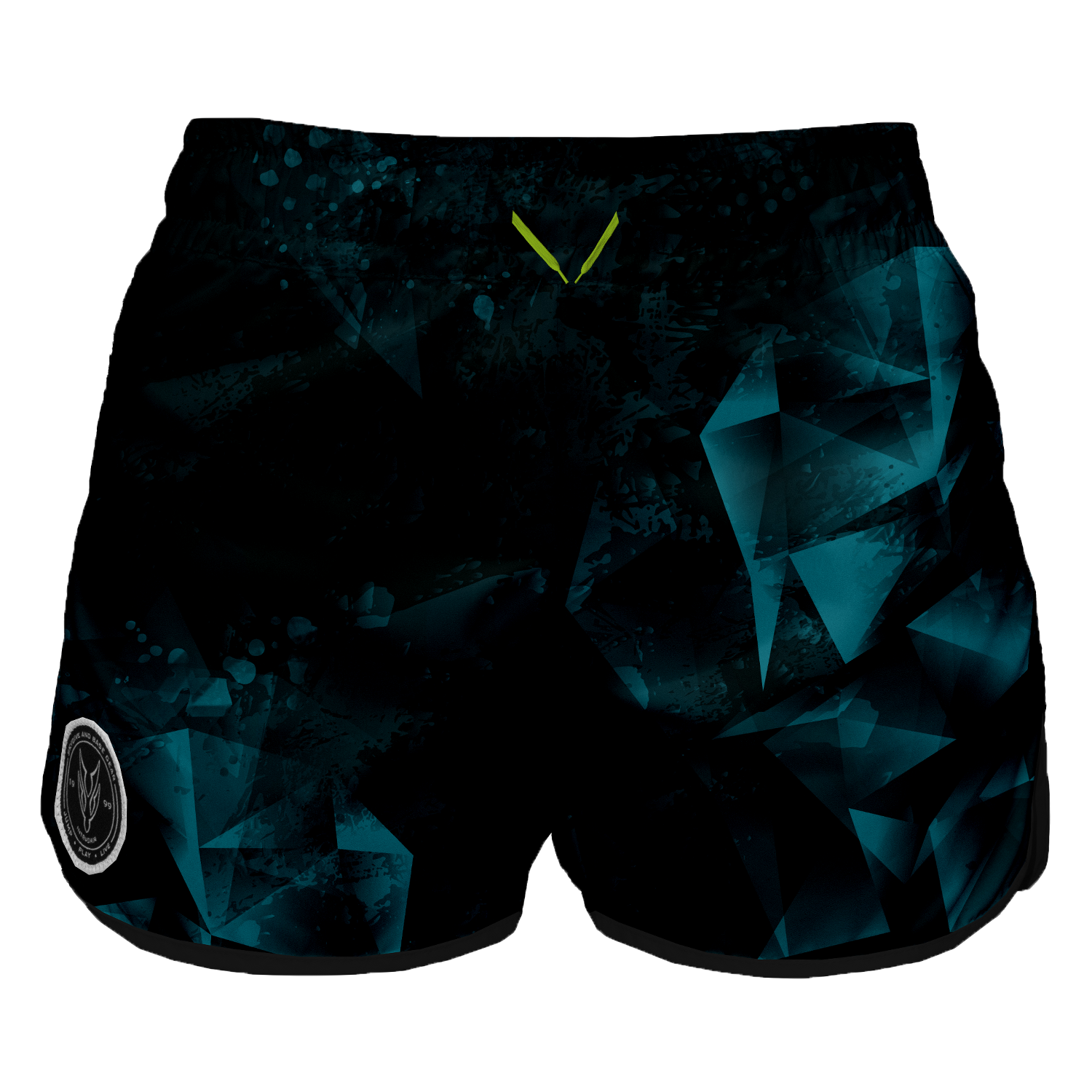 Intrudair Female Board Shorts (Turquise Prism)