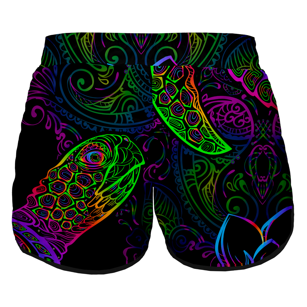 Intrudair Female Board Shorts (Spirit Turtle)