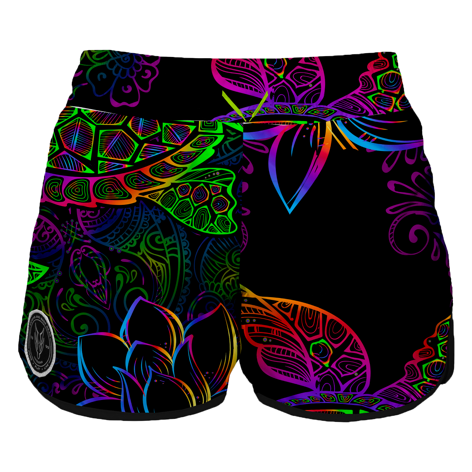Intrudair Female Board Shorts (Spirit Turtle)