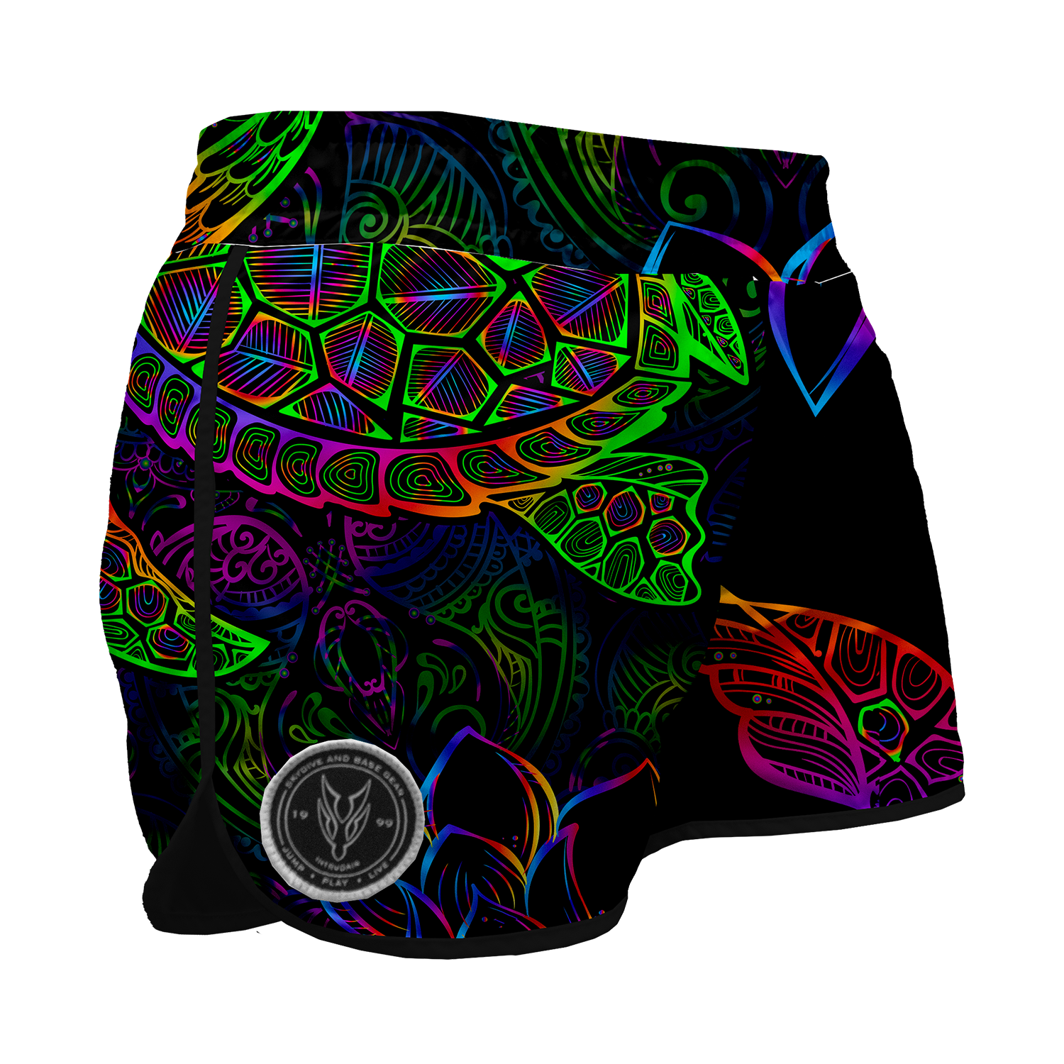 Intrudair Female Board Shorts (Spirit Turtle)