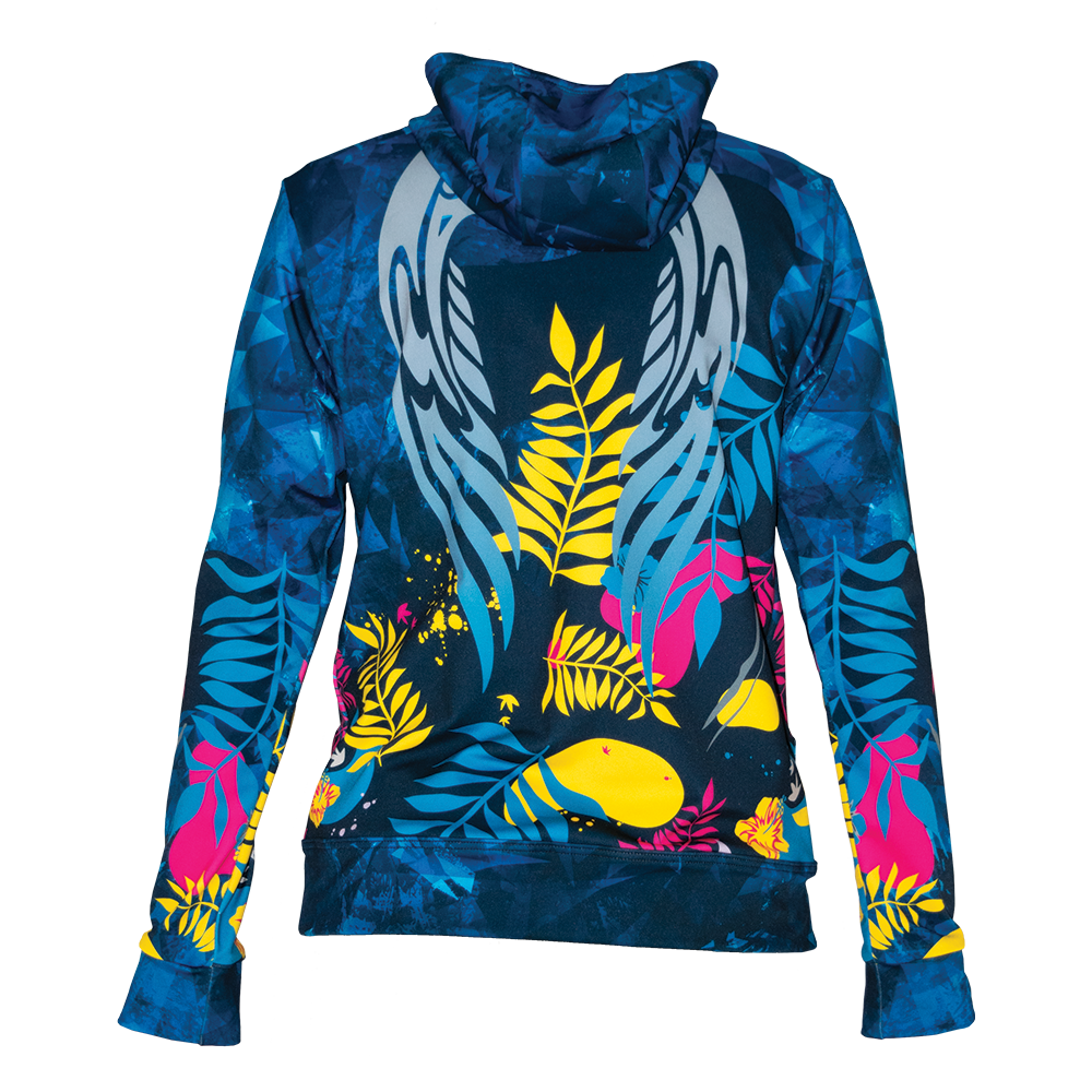 Intrudair® Printed Hoodie Woman [Flower]